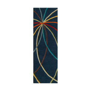 Philadelphia 180 X 144 inch Navy/Burnt Orange/Dark Red/Olive/Dark Brown/Teal Rugs, Rectangle