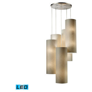 Plaza LED 33 inch Satin Nickel Pendant Ceiling Light