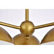 Oyster Bay 3 Light 21 inch Brass Pendant Ceiling Light