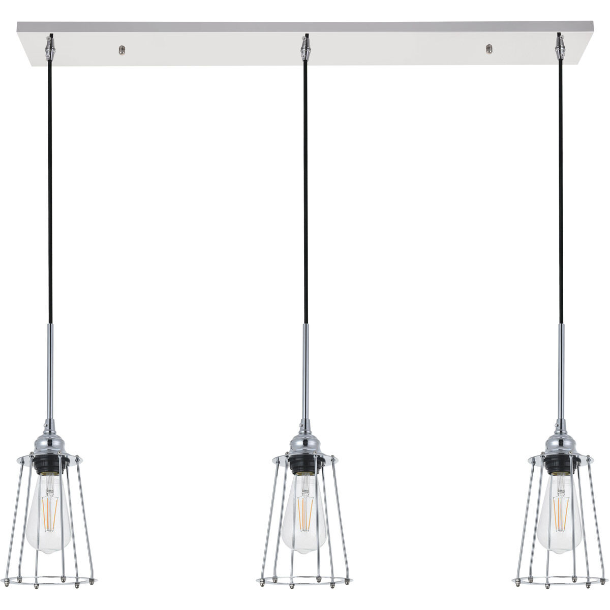 Phoenixville 3 Light 5 inch Chrome Pendant Ceiling Light