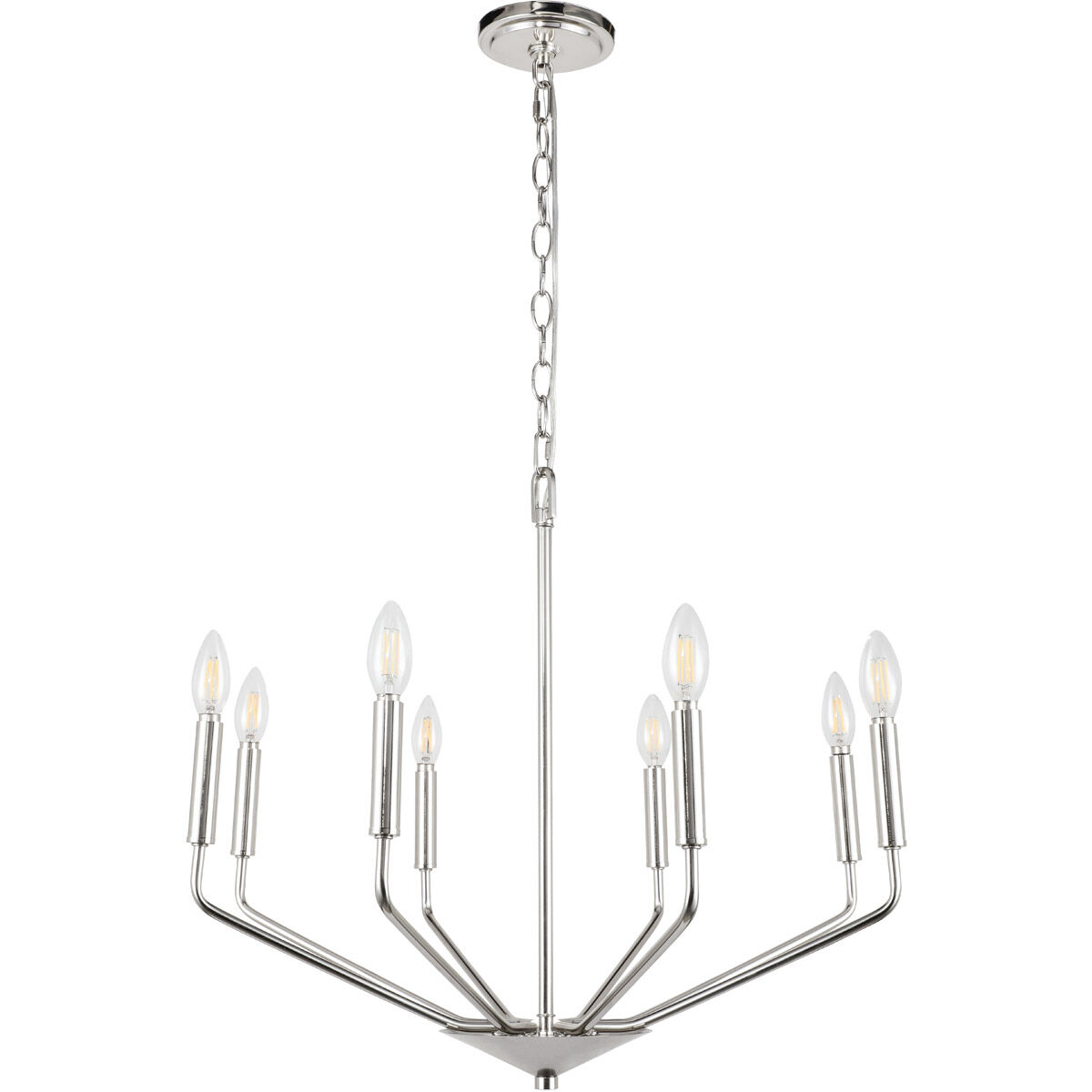 Geneseo 8 Light 25 inch Chrome Pendant Ceiling Light