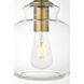 Gwynedd 1 Light 8 inch Brass Pendant Ceiling Light