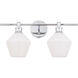Rochester 2 Light 19 inch Chrome Wall sconce Wall Light