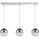 Kingsbury 3 Light 36 inch Polished Chrome Mini Pendant Ceiling Light, Linear