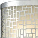 Scotia 2 Light 8 inch Silver Outdoor Wall Sconce