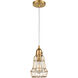 Ephratah 1 Light 6 inch Aged Brass Mini Pendant Ceiling Light