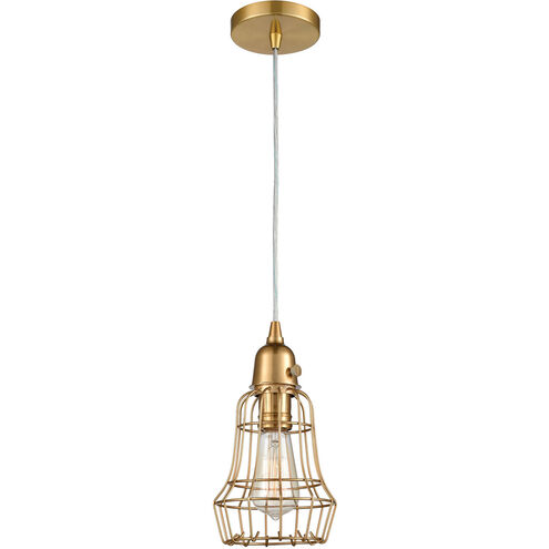Ephratah 1 Light 6 inch Aged Brass Mini Pendant Ceiling Light