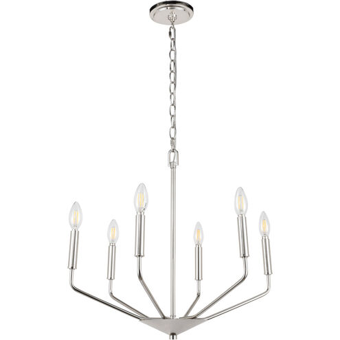 Geneseo 6 Light 22 inch Chrome Pendant Ceiling Light