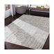 Henrietta 87 X 63 inch Light Gray Rug, Rectangle