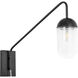 Malta 1 Light 5 inch Black Wall sconce Wall Light