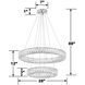 Dickinson 1 Light 28 inch Chrome Pendant Ceiling Light