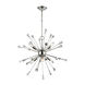 Ralpho 6 Light 25 inch Polished Nickel Chandelier Ceiling Light