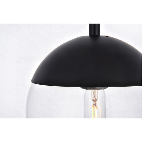 Oyster Bay 1 Light 8 inch Black Pendant Ceiling Light