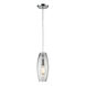 Greece 1 Light 5 inch Polished Chrome Mini Pendant Ceiling Light