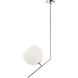 Monroe 1 Light 10 inch Chrome Pendant Ceiling Light