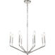 Geneseo 8 Light 25 inch Chrome Pendant Ceiling Light