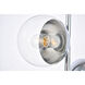 Oyster Bay 23 inch 40 watt Chrome Table Lamp Portable Light