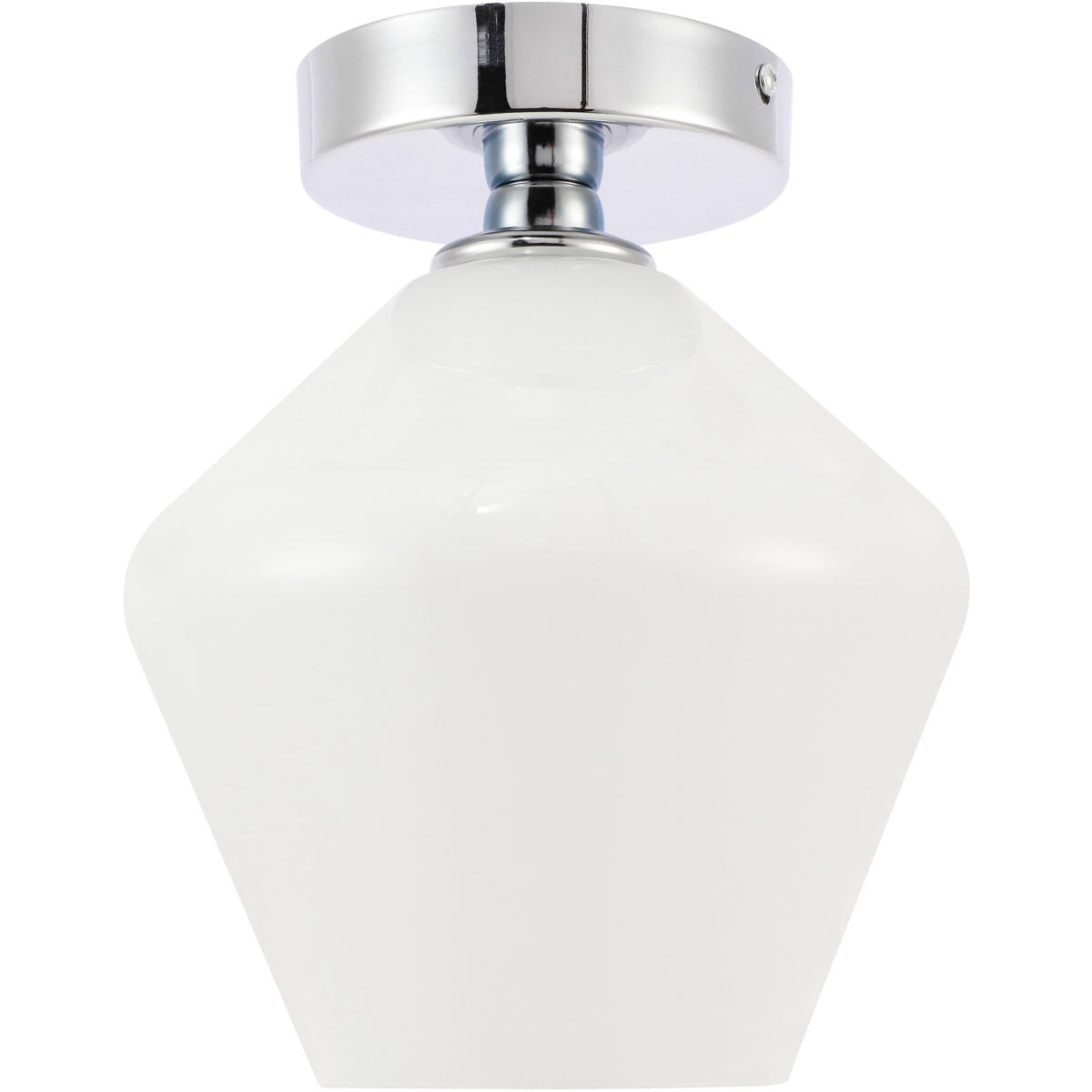 Rochester 1 Light 8 inch Chrome Flush Mount Ceiling Light