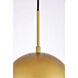 Oyster Bay 1 Light 10 inch Brass Pendant Ceiling Light