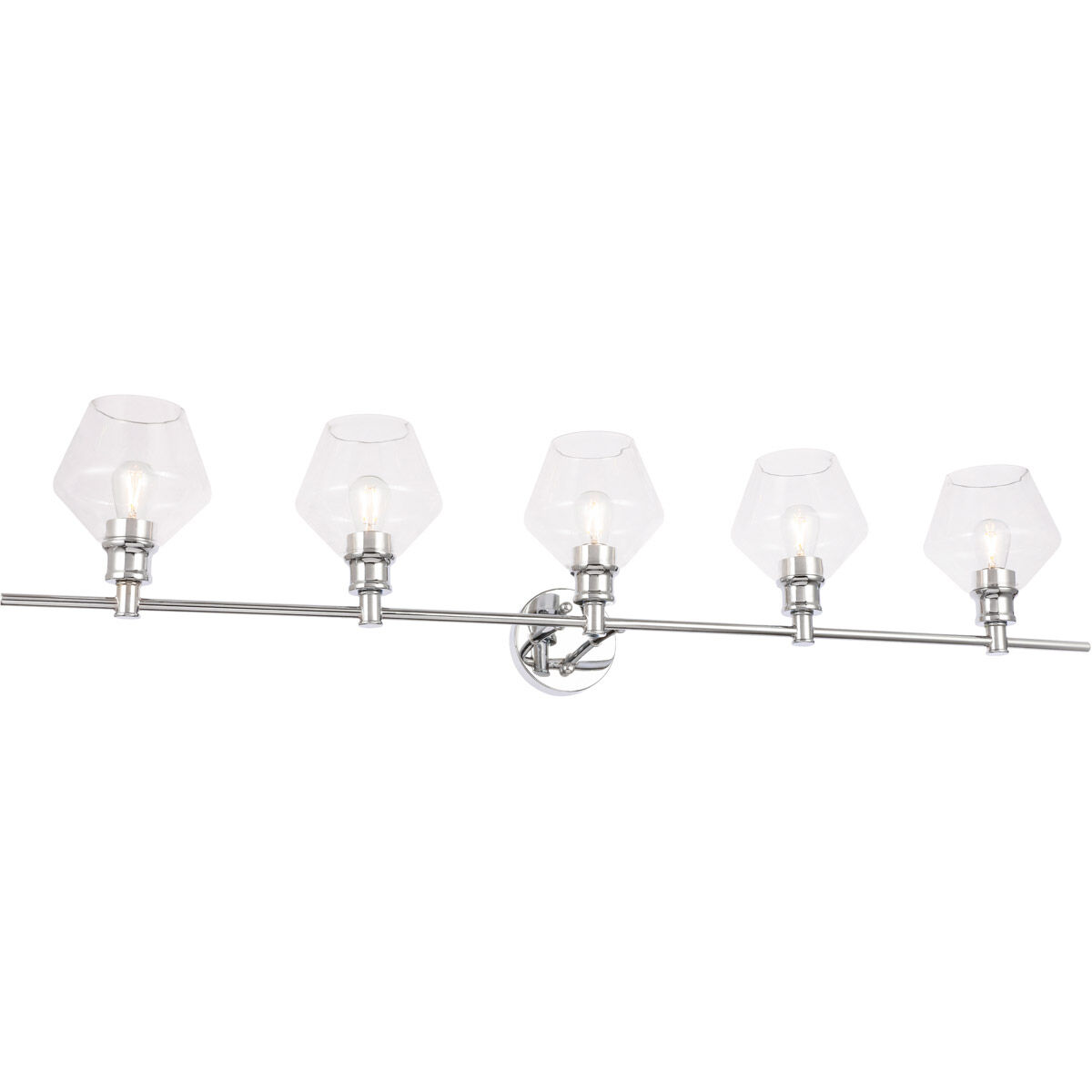 Rochester 5 Light 47 inch Chrome Wall sconce Wall Light