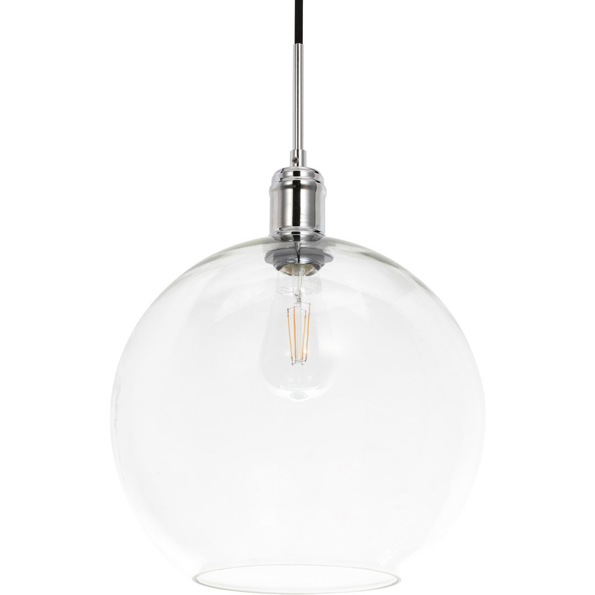 Rensselaer 1 Light 13 inch Chrome Pendant Ceiling Light
