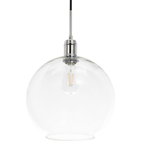 Rensselaer 1 Light 13 inch Chrome Pendant Ceiling Light