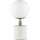 Ernest 12.5 inch 25 watt Brass Table Lamp Portable Light
