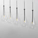 Collier LED 31.5 inch Polished Chrome Linear Pendant Ceiling Light