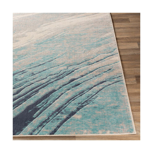 Islip 87 X 63 inch Aqua/Light Gray/Taupe/Beige/Khaki Rugs