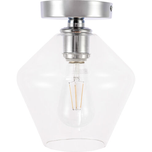 Rochester 1 Light 8 inch Chrome Flush Mount Ceiling Light