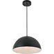 Scotland 1 Light 14 inch Black Pendant Ceiling Light