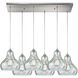 Canonsburg 6 Light 32 inch Satin Nickel Multi Pendant Ceiling Light, Configurable