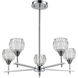 Warminster 5 Light 24 inch Polished Chrome Chandelier Ceiling Light