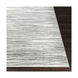 Amherst 91 X 63 inch Light Gray/White/Charcoal Rugs, Rectangle