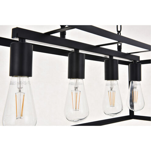 Coatesville 4 Light 9.4 inch Black Pendant Ceiling Light