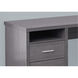 Ramapo 79 X 47 inch Grey and Silver Computer Desk