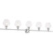 Rochester 5 Light 47 inch Chrome Wall sconce Wall Light