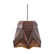 Lampeter 1 Light 14 inch Dark Brown Pendant Ceiling Light