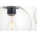 Huntington 3 Light 8 inch Black Pendant Ceiling Light