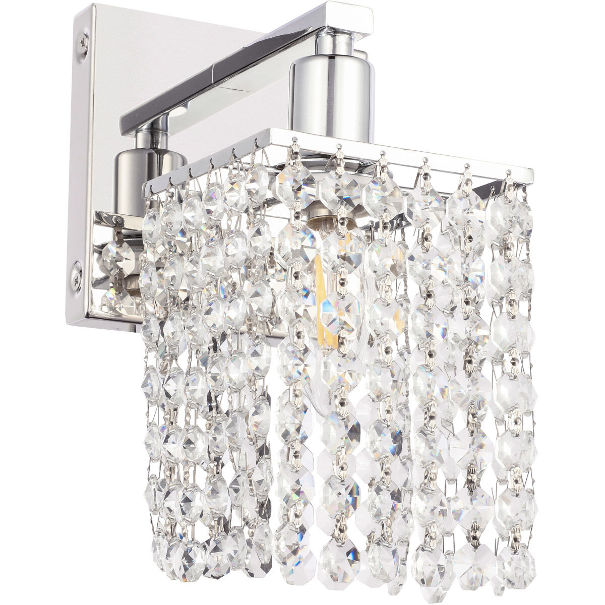 Adams 1 Light 5 inch Chrome Wall sconce Wall Light