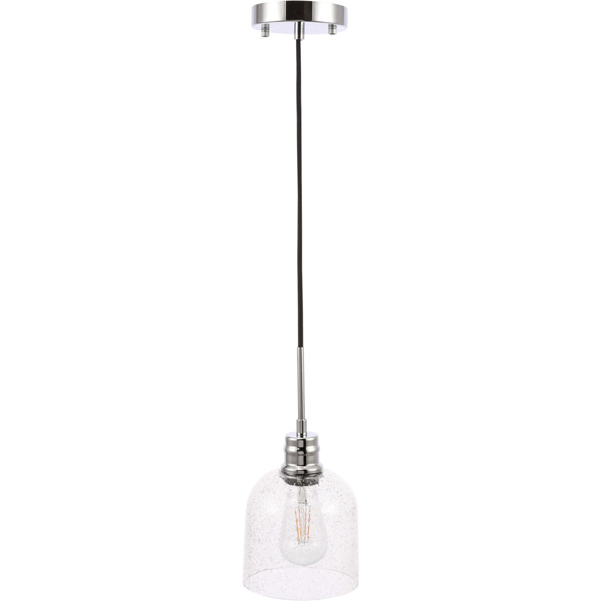 Codorus 1 Light 6 inch Chrome Pendant Ceiling Light