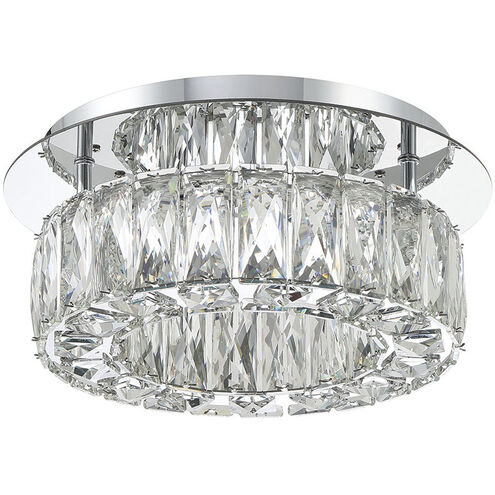 Dickinson 1 Light 12 inch Chrome Flush Ceiling Light