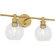 Syracuse 2 Light 19 inch Brass Wall sconce Wall Light