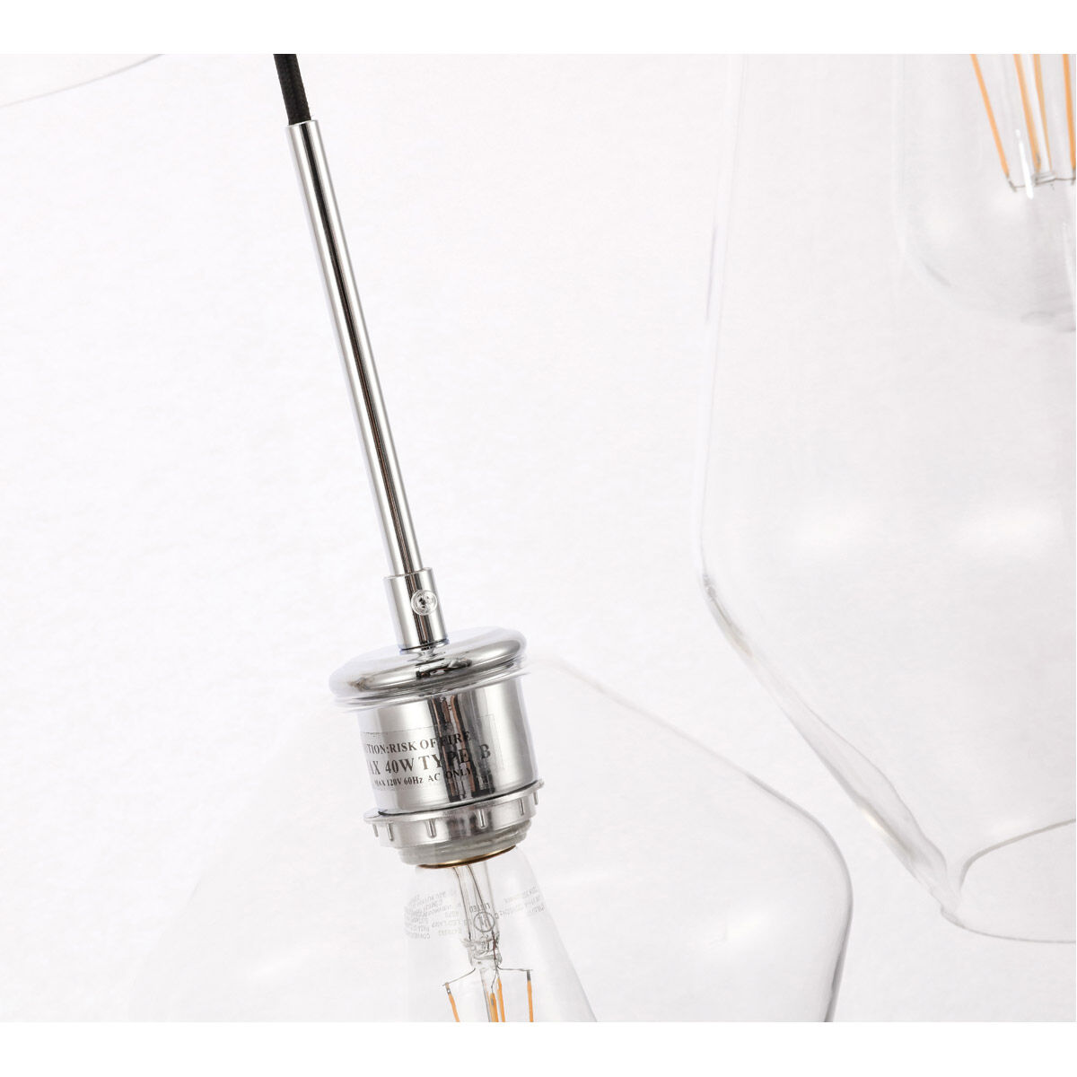 Rochester 3 Light 17 inch Chrome Pendant Ceiling Light