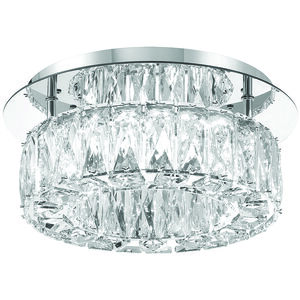 Dickinson 1 Light 12 inch Chrome Flush Ceiling Light