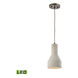 Plumstead LED 6 inch Black Nickel Mini Pendant Ceiling Light