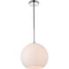 Huntington 1 Light 10 inch Chrome Pendant Ceiling Light