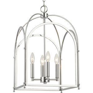 Dekalb 4 Light 14 inch Chrome Pendant Ceiling Light