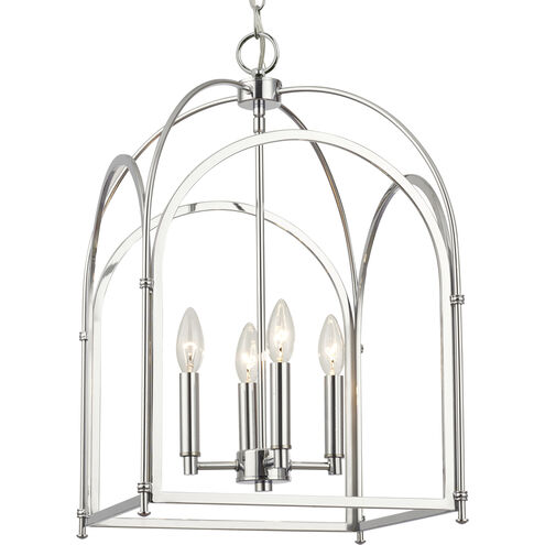 Dekalb 4 Light 14 inch Chrome Pendant Ceiling Light