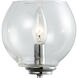 Glenolden 4 Light 38 inch Polished Chrome Vanity Light Wall Light